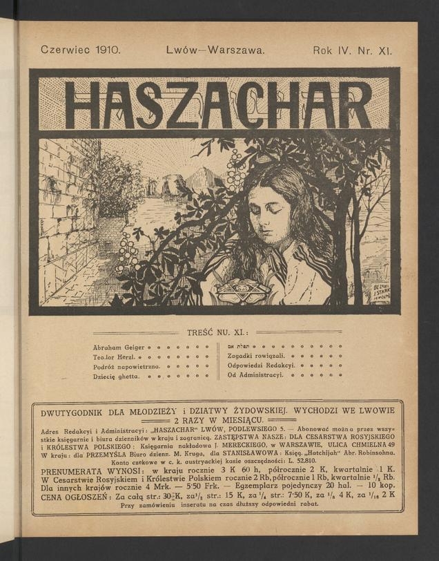 Haszachar. Rok&nbsp;4, 1910, numer&nbsp;11