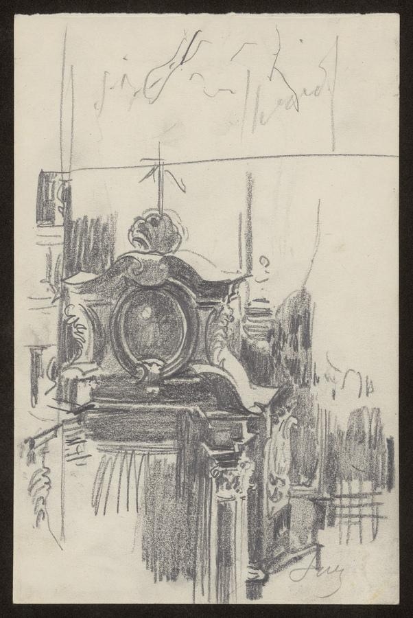 Szczeg&oacute;ł ołtarza barokowego